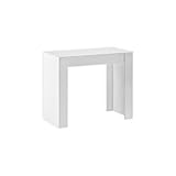 Skraut Home - Mesa Consola Extensible hasta 140 cm - Dimensiones Cerrada: 78 x 90 x 50 cm...