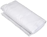 Nuit des Vosges 2094473 Cotoval Sábana Bajera Algodón Liso Blanco 120 x 190 cm