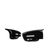 Espejos exteriores Cubierta de espejo negro/blanco brillante apta for BMW 5 7 Series 6GT...