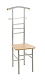 Haku Möbel valet stand - de acero con el asiento, altura 119 cm