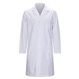 MISEMIYA - Bata Laboratorio Unisex Bata Laboratorio Hombre Bata Blanco Mujer Ref:901 - M,...