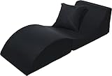 Velinda Sofá Plegable, cómodo, Relajante, 3 en 1, Puff, Mesa