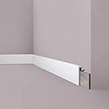 Cubre Zócalo / Moldura decorativa / Poliestireno Nmc Wallstyl CF2S