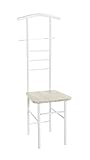 Haku Möbel 80088 Silla de valet 46 x 50 x 119 cm, blanco / roble