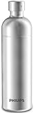 Philips Water botella ADD917SST para maquina de soda de acero inoxidable, Metalizado