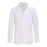 MISEMIYA - Bata Laboratorio Unisex - Uniforme Sanitario Bata Medicos Bata Farmacia...