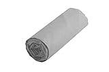 Stof DH24820004 140 x 190 cm 100 por ciento algodón sábana Bajera Ajustable, Gris