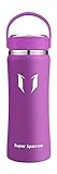 Super Sparrow Botella de Agua Acero Inoxidable - 500ml, Boca Ancha Termo, Sin BPA Free,...