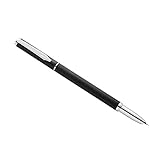 Pluma estilográfica recargable de Amazon Basics. Punta fina, cuerpo de aluminio, tinta...