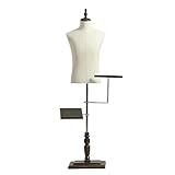 Gdmokle Maniquí Masculino, Busto Maniquí de Maniquí Ajustable para Masculino, Maniquí...
