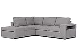 BUDWING Zurie Sofá Cama 3 4 o 5 Plazas Esquinero Derecha o Izquierda con Puff 2 Arcóns y...