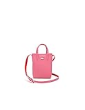 Lacoste Anna, Crossover Bag para Mujer, Rojo, Talla única