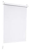 Sonello Estor Opaco sin perforación 40cm x 130cm Blanco, Persiana Enrollable Blackout...