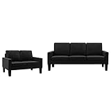 vidaXL Sofá de 2 Plazas Silla Sillón Asiento Dormitorio Salón Sala de Estar Acolchado...