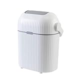 DOUBAO Cubo de basura sellado antiolor con cubierta portátil for sacudir, cubo de...
