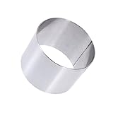 Cabilock Molde Redondo De 1 Pulgada De Plata Para Repostería Forma De Traje De Postre...