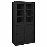 Norheim Armario archivador Armario Metalico Armario Oficina Muebles Oficina con 4 Puertas...
