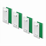 4 soportes adhesivos para estor Klemmfix, doble persiana, para pegar, sin taladrar, como...