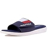 Nautica Sandalias atléticas para hombre, correas ajustables, cómodas, Bower, Azul Marino...