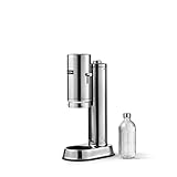 Aarke Carbonator Pro, Máquina para hacer Agua con Gas, con Botella de Vidrio, Acabado en...