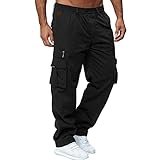 Pantalones de esquí para hombre, softshell negros, para hombre, ventilados e...