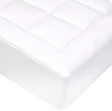 Amazon Basics - Colchoncillo de relleno sintético con funda de microfibra, 90 x 200 cm