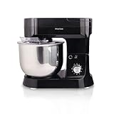 PRIXTON KR300 - Batidora Amasadora Reposteria Potencia 1800 W 9 Velocidades Bol Acero...