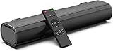Mini Barra de Sonido para PC 2.0 Canales Portátil Inalámbrico Barra Sonido para TV 50 W...
