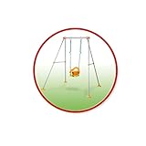 Smoby-310191 Columpio Metal 180 cm, Multicolor, (310191)