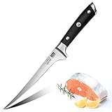 SHAN ZU Cuchillo de Filete 18 cm, Cuchillo para Pescado Profesional de 7 Pulgadas,...