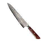 Totiko Chef Knife Profesional de Acero Damasco, Cuchillo de Cocina Profesional Japonés,...