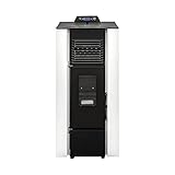 Stufe a Pellet Italia - Estufa de pellet canalizada, modelo Canada de 14 Kw, eficiencia 89...