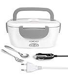 homeasy Fiambrera Eléctrica 12V 220V, Calentador de Comida Portatil para Coche y Trabajo,...