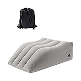 DAGESVGI 1 almohada inflable de espuma viscoelástica para piernas y pies de cuña para...
