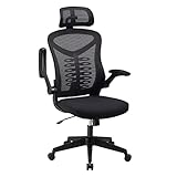 Magic Life Silla de Escritorio Sillas de Oficina Reposabrazos abatible de 90 ° Silla...
