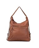 BIBA Bolso de Mujer de Cuero Genuino, Mochila Leather Orleans OR1LO, Asa Larga, Cierre con...