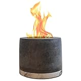 Roundfire Chimenea de sobremesa - Bioetanol Fire, Chimenea de mesa de fuego, Mini chimenea...