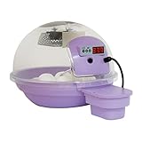 Incubadora de Huevos Automática - Fiem Smart Digital - 24 Unidades - Volteo Automático y...
