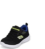 Skechers SKECH-STEPZ 2.0 MINI WANDERER, Zapatillas para Niños, Black Textile/ Synthetic/...