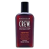 American Crew Liquid Wax Cera Pelo Hombre, LÃ­quida, FijaciÃ³n y Brillo Medio, 150 ml