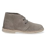 64639-Botas Desierto Safari para Mujer y Hombre con Piel Serraje, Suela Crepe...