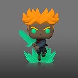 Funko Pop! Animation: DBS - Super Saiyan Trunks con Sword - Brilla En La Oscuridad -...