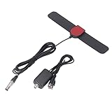 Antena HDTV, Antena HDTV Antena de TV Digital para Interiores, Antenas de TV de Alta...
