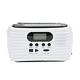 BOTEGRA Radio Solar, Camping Radio Linterna LED Multifuncional para Viajes