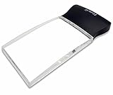 Fancii 2X Lupa Rectangular para Leer Libros con Luz LED - Lente de Aumento sin Distorsión...