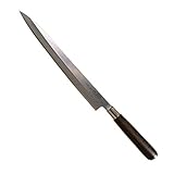 Totiko Cuchillo de cocina profesional japonÃ©s, cuchillo profesional de acero, hoja de 27...
