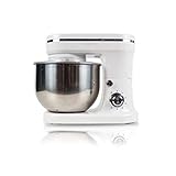 PRIXTON KR200 - Batidora Amasadora Reposteria Potencia 1200 W 6 Velocidades Bol Acero...