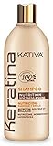 Kativa Keratina Champú Nutrición 1 L | Reconstrucción, Suavidad y Brillo | Sin Sal,...