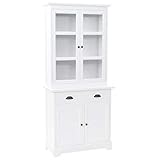 tidyard Mueble Auxiliar Aparador Galés Buffet Alacena con 2 Cajones y 4 Puertas de...