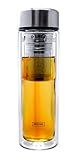 Nerthus Filtro FIH 664 350 ML, aislado con doble pared, botella infusora, matraz, taza de...